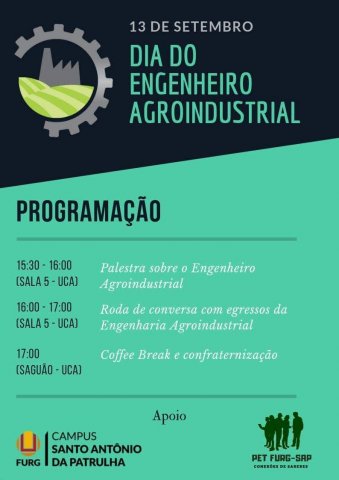 2019 - Dia do Engenheiro Agroindustrial